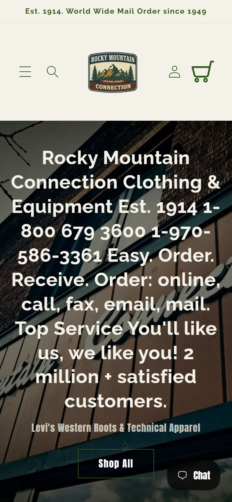 Rocky Mountain Connection on mobile