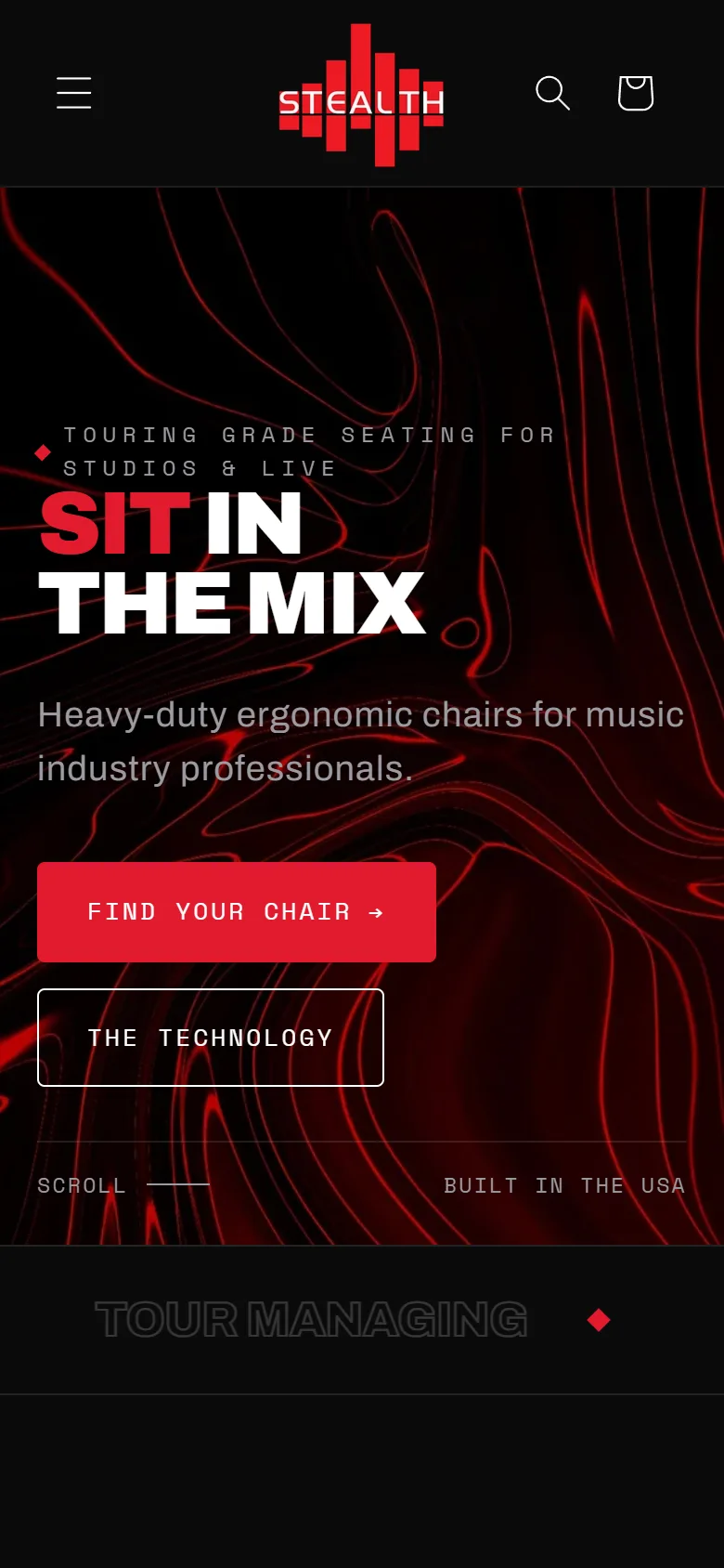 Stealth Chairs on mobile